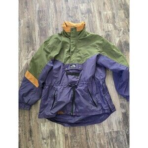 Crestone Oxford Tech Vintage Colorblock Anorak Jacket Mens Medium Purple...